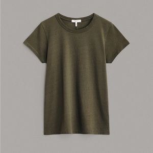 Rag + Bone Garment Dye Tee - Olive - XS